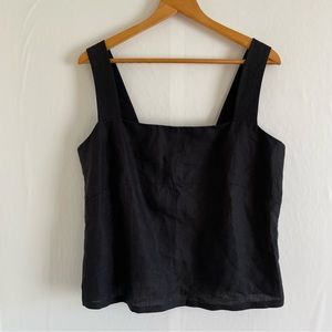 Laura Ashley Black Crop Top